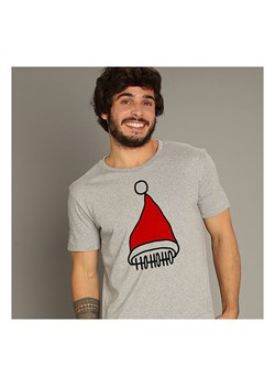 WOOOP Koszulka &quot;Ho Ho Ho&quot; w kolorze szarym ze sklepu Limango Polska w kategorii T-shirty męskie - zdjęcie 187710867