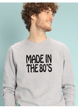 WOOOP Bluza &quot;Made in the 80&apos;s&quot; w kolorze szarym ze sklepu Limango Polska w kategorii Bluzy męskie - zdjęcie 187710937