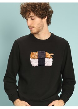 WOOOP Bluza &quot;Sushi Cat&quot; w kolorze czarnym ze sklepu Limango Polska w kategorii Bluzy męskie - zdjęcie 187710939