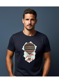 WOOOP Koszulka &quot;Ballon&quot; w kolorze granatowym ze sklepu Limango Polska w kategorii T-shirty męskie - zdjęcie 187710986