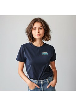 WOOOP Koszulka &quot;Blue van&quot; w kolorze granatowym ze sklepu Limango Polska w kategorii Bluzki damskie - zdjęcie 187711038