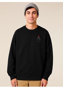 WOOOP Bluza &quot;K Love Cur&quot; w kolorze czarnym ze sklepu Limango Polska w kategorii Bluzy męskie - zdjęcie 187711057