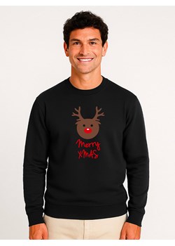 WOOOP Bluza &quot;Merry Xmas&quot; w kolorze czarnym ze sklepu Limango Polska w kategorii Bluzy męskie - zdjęcie 187711069