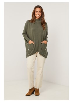 Soft Cashmere Sweter w kolorze khaki ze sklepu Limango Polska w kategorii Swetry damskie - zdjęcie 187711226