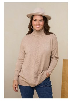 Curvy Lady Golf w kolorze szarobrązowym ze sklepu Limango Polska w kategorii Swetry damskie - zdjęcie 187711439