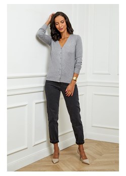 Soft Cashmere Kardigan w kolorze szarym ze sklepu Limango Polska w kategorii Swetry damskie - zdjęcie 187711949