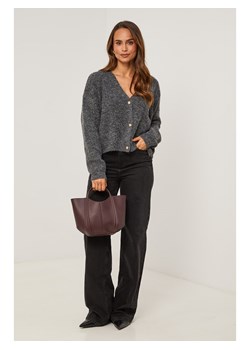 Soft Cashmere Kardigan w kolorze ciemnoszarym ze sklepu Limango Polska w kategorii Swetry damskie - zdjęcie 187712165