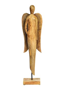 G. Wurm Figurka dekoracyjna &quot;Angel&quot; w kolorze beżowym - 16 x 59 x 10 cm ze sklepu Limango Polska w kategorii Dekoracje - zdjęcie 187712885