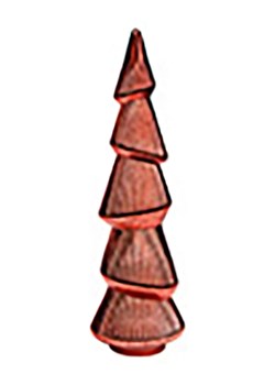 G. Wurm Figurka dekoracyjna &quot;Christmas Tree&quot; w kolorze czerwonym - wys. 54 x Ø 17 cm ze sklepu Limango Polska w kategorii Dekoracje - zdjęcie 187712939