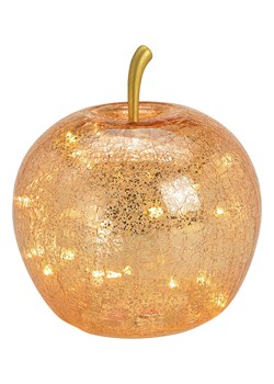 G. Wurm Dekoracja LED &quot;Apple&quot; w kolorze beżowym - wys. 17 x Ø 16 cm ze sklepu Limango Polska w kategorii Oświetlenie - zdjęcie 187712959