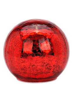 G. Wurm Dekoracja LED &quot;Crackle&quot; w kolorze czerwonym - wys. 13 x Ø 15 cm ze sklepu Limango Polska w kategorii Oświetlenie - zdjęcie 187712966