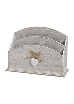 G. Wurm Pojemnik w kolorze szarym na listy - 23 x 17 x 8 cm ze sklepu Limango Polska w kategorii Akcesoria i przechowywanie - zdjęcie 187712998