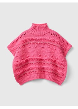 Benetton Ponczo w kolorze różowym ze sklepu Limango Polska w kategorii Ręczniki dla dzieci - zdjęcie 187713099
