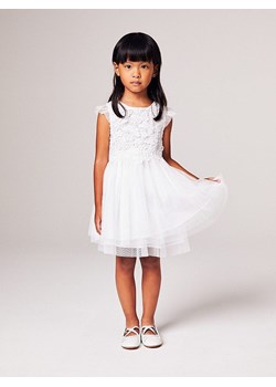 Benetton Sukienka w kolorze białym ze sklepu Limango Polska w kategorii Sukienki niemowlęce - zdjęcie 187713527