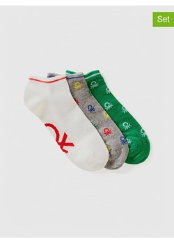 Benetton Skarpety (3 pary) w różnych kolorach ze sklepu Limango Polska w kategorii Skarpetki dziecięce - zdjęcie 187713759
