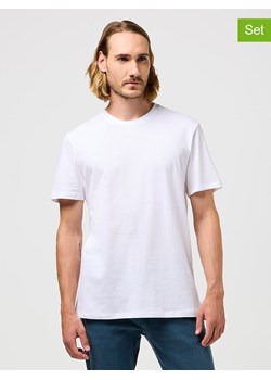 Wrangler Koszulki (2 szt.) w kolorze białym ze sklepu Limango Polska w kategorii T-shirty męskie - zdjęcie 187713887