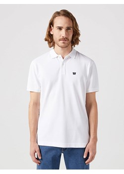 Wrangler Koszulka polo w kolorze białym ze sklepu Limango Polska w kategorii T-shirty męskie - zdjęcie 187714286