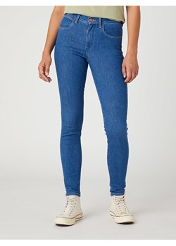 Wrangler Dżinsy &quot;Eye Love You&quot; - Skinny fit - w kolorze niebieskim ze sklepu Limango Polska w kategorii Jeansy damskie - zdjęcie 187715057