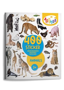 Artista Książeczka z naklejkami &quot;Animals&quot; - 3+ ze sklepu Limango Polska w kategorii Zabawki - zdjęcie 187716627