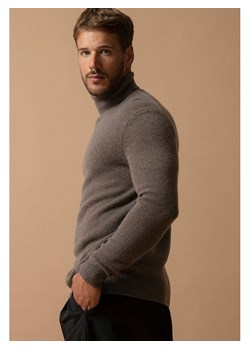 Perfect Cashmere Kaszmirowy golf &quot;Marius&quot; w kolorze szarobrązowym ze sklepu Limango Polska w kategorii Swetry męskie - zdjęcie 187718687