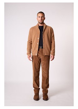 Perfect Cashmere Kaszmirowy kardigan &quot;Gilmour&quot; w kolorze karmelowym ze sklepu Limango Polska w kategorii Swetry męskie - zdjęcie 187718819