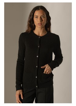 Perfect Cashmere Kaszmirowy kardigan &quot;Amy&quot; w kolorze czarnym ze sklepu Limango Polska w kategorii Swetry damskie - zdjęcie 187718868