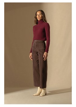 Perfect Cashmere Kaszmirowy golf w kolorze bordowym ze sklepu Limango Polska w kategorii Swetry damskie - zdjęcie 187718897