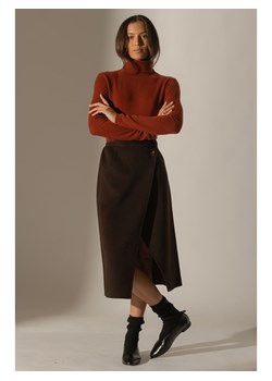 Perfect Cashmere Kaszmirowy golf w kolorze ceglanym ze sklepu Limango Polska w kategorii Swetry damskie - zdjęcie 187718958