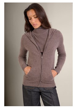Perfect Cashmere Kaszmirowy kardigan &quot;Emma&quot; w kolorze szarobrązowym ze sklepu Limango Polska w kategorii Swetry damskie - zdjęcie 187719039