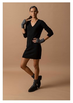 Perfect Cashmere Kaszmirowa sukienka w kolorze czarnym ze sklepu Limango Polska w kategorii Sukienki - zdjęcie 187719116