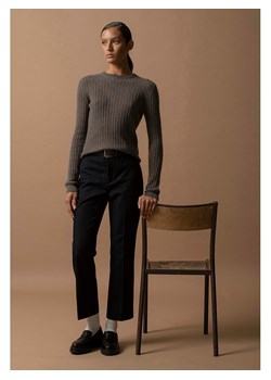 Perfect Cashmere Kaszmirowy sweter &quot;Kylie&quot; w kolorze szarobrązowym ze sklepu Limango Polska w kategorii Swetry damskie - zdjęcie 187719179