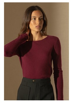 Perfect Cashmere Kaszmirowy sweter &quot;Oprah&quot; w kolorze bordowym ze sklepu Limango Polska w kategorii Swetry damskie - zdjęcie 187719368