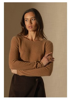 Perfect Cashmere Kaszmirowy sweter &quot;Oprah&quot; w kolorze karmelowym ze sklepu Limango Polska w kategorii Swetry damskie - zdjęcie 187719386