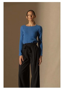 Perfect Cashmere Kaszmirowy sweter &quot;Oprah&quot; w kolorze niebieskim ze sklepu Limango Polska w kategorii Swetry damskie - zdjęcie 187719395