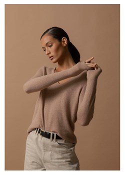Perfect Cashmere Kaszmirowy sweter w kolorze beżowym ze sklepu Limango Polska w kategorii Swetry damskie - zdjęcie 187719487