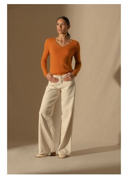 Perfect Cashmere Kaszmirowy sweter w kolorze pomarańczowym ze sklepu Limango Polska w kategorii Swetry damskie - zdjęcie 187719495