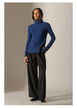 Perfect Cashmere Kaszmirowy golf w kolorze granatowym ze sklepu Limango Polska w kategorii Swetry damskie - zdjęcie 187719549