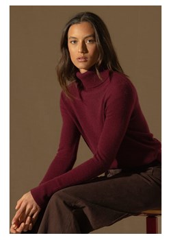 Perfect Cashmere Kaszmirowy golf w kolorze bordowym ze sklepu Limango Polska w kategorii Swetry damskie - zdjęcie 187719557
