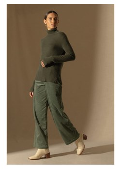 Perfect Cashmere Kaszmirowy golf w kolorze khaki ze sklepu Limango Polska w kategorii Swetry damskie - zdjęcie 187719566