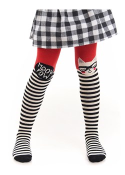 Denokids Rajstopy w kolorze czarno-czerwonym ze sklepu Limango Polska w kategorii Rajstopy dziecięce - zdjęcie 187722506