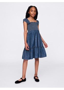 GAP Sukienka dżinsowa w kolorze niebieskim ze sklepu Limango Polska w kategorii Sukienki dziewczęce - zdjęcie 187723149