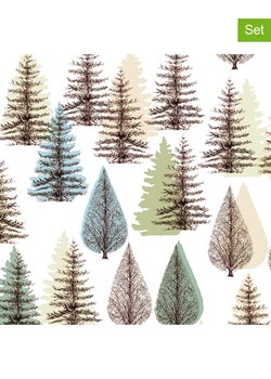 ppd Serwetki (40 szt.) &quot;Abeti&quot; w kolorze biało-zielonym ze sklepu Limango Polska w kategorii Akcesoria kuchenne - zdjęcie 187723865