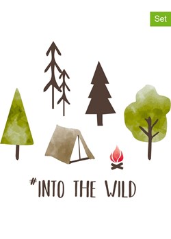 ppd Serwetki (40 szt.) &quot;Into the wild&quot; w kolorze biało-zielonym ze sklepu Limango Polska w kategorii Akcesoria kuchenne - zdjęcie 187723867