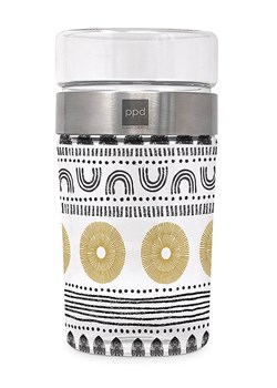 ppd Pojemnik &quot;Ethno Style&quot; w kolorze czarno-złotym na lunch - 900 ml ze sklepu Limango Polska w kategorii Pojemniki kuchenne - zdjęcie 187723939