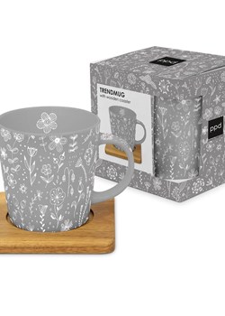 ppd Kubek jumbo &quot;Pure grey&quot; w kolorze szarym - 400 ml ze sklepu Limango Polska w kategorii Naczynia - zdjęcie 187723955