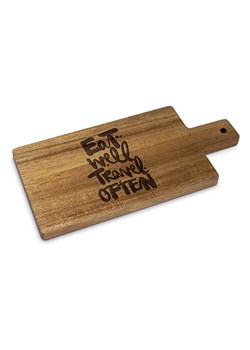 ppd Deska &quot;Eat Well&quot; w kolorze jasnobrązowym do krojenia - 29 x 14 cm ze sklepu Limango Polska w kategorii Deski - zdjęcie 187723959