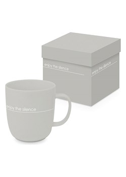 ppd Kubek jumbo &quot;Pure silence&quot; w kolorze szarym - 400 ml ze sklepu Limango Polska w kategorii Naczynia - zdjęcie 187723965
