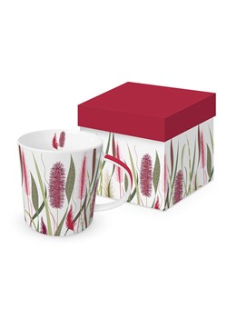 ppd Kubek jumbo &quot;Autumn Pampas&quot; w kolorze biało-czerwonym - 350 ml ze sklepu Limango Polska w kategorii Naczynia - zdjęcie 187723988