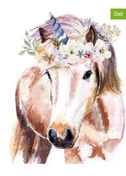 ppd Serwetki (40 szt.) &quot;Pretty Unicorn&quot; w kolorze jasnobrązowym ze sklepu Limango Polska w kategorii Akcesoria kuchenne - zdjęcie 187723996