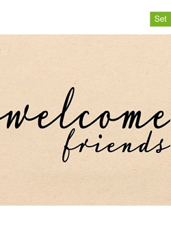 ppd Serwetki (40 szt.) &quot;Friends&quot; w kolorze beżowo-czarnym ze sklepu Limango Polska w kategorii Akcesoria kuchenne - zdjęcie 187724017